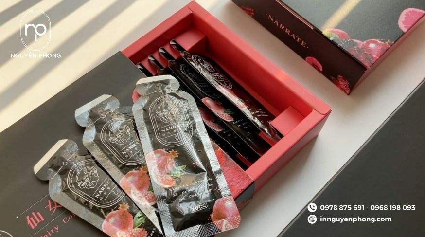 Họp giấy mềm dạng rút đựng collagen 